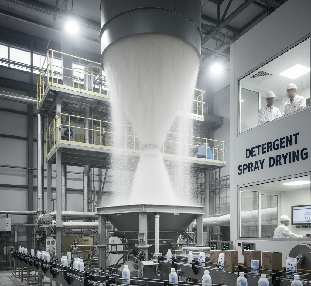 أبراج تجفيف مسحوق الغسيل